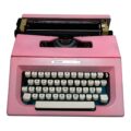 Máquina de Escribir Olivetti Rosada - Imagen 1