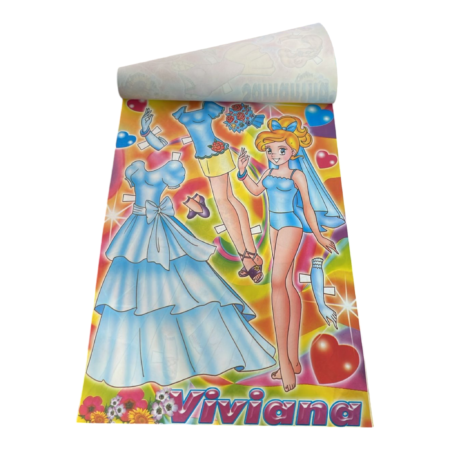 Block de 30 Muñecas Recortables Grande Original - Imagen 3