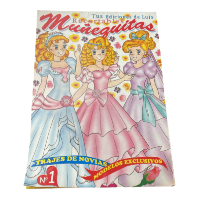 Block de 30 Muñecas Recortables Grande Original