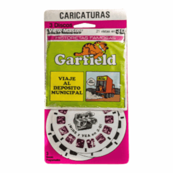 Set de 3 Discos de Garfield "Viaje al Depósito Municipal" 1978