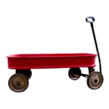 Carreta roja pequeña
