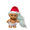 Troll turquesa navideño - Imagen 1