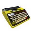 Máquina de Escribir BROTHER Amarilla - Imagen 2