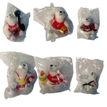 Pack de Osos Coca Cola Original en Bolsa Sellada Olimpiadas