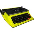 Máquina de Escribir Crown Amarilla - Imagen 3