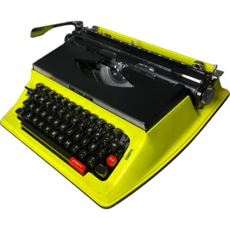 Máquina de Escribir Crown Amarilla - Imagen 4