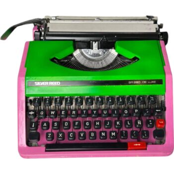 Máquina de Escribir Silver Reed Rosa
