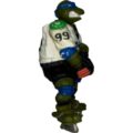 Figura Leonardo Hockey – Teenage Mutant Ninja Turtles THL (Playmates 1993) - Imagen 3