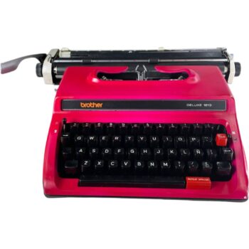 Máquina de Escribir Brother Deluxe 1613 Rosa (No incluye Estuche)