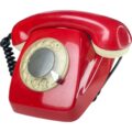Teléfono Original Funcional Ochentero Rojo - Imagen 2