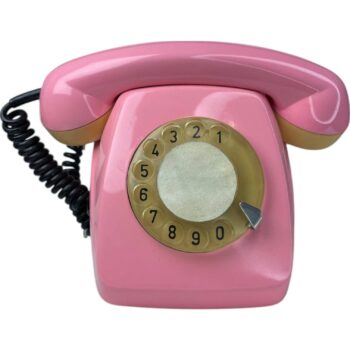 Teléfono Original Funcional Ochentero Palo Rosa