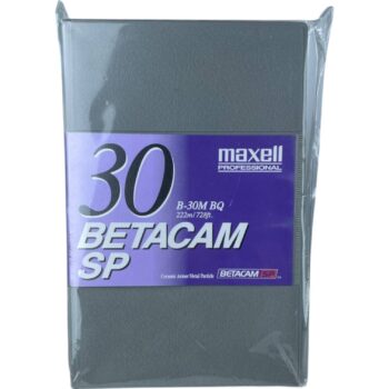 Cinta de Video Maxell B-30 M BQ Betacam SP cinta de video