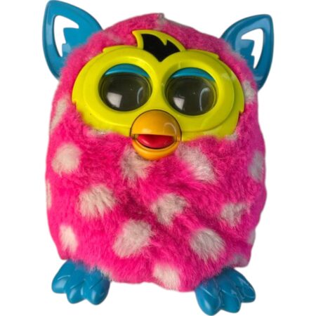 Furby Peluche Rosa con Manchas Blancas