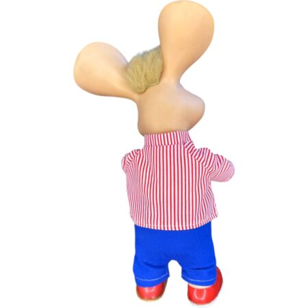 Topo Gigio – Muñeco de época 80s (Coleccionable) – Ropa a rayas - Imagen 2