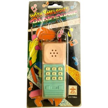 Llavero Celular de Juguete Antiguo “Radiofono con 8 Melodías”