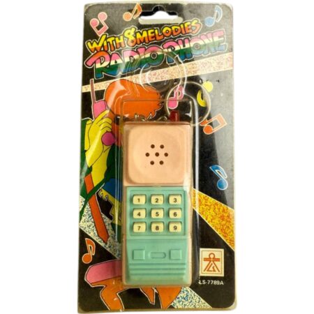 Llavero Celular de Juguete Antiguo “Radiofono con 8 Melodías”