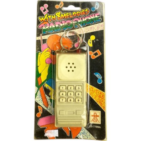 Llavero Celular de Juguete Antiguo “Radiofono con 8 Melodías”