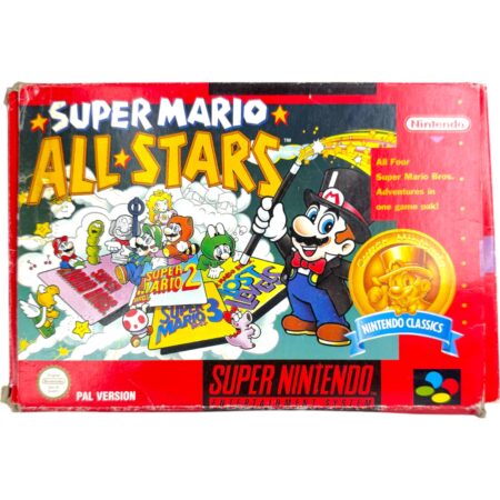 Cassette Europeo Super Mario All Stars Famicon En Caja Original - Imagen 6