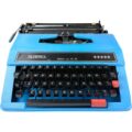 Máquina de Escribir Olímpica Celeste YZ - 44 - 90 - Imagen 1