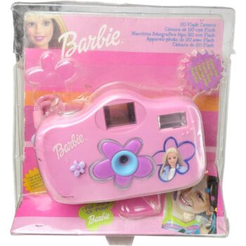 Cámara Barbie Photo Fun Set – 1995 | Cámara Funcional para Niñas + Accesorios | Set de 3 Piezas Original