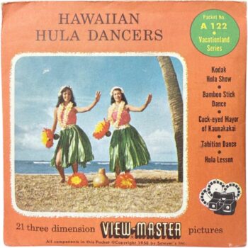 Set de 3 Discos de "Hawaiian Hula Dancers" para View Master