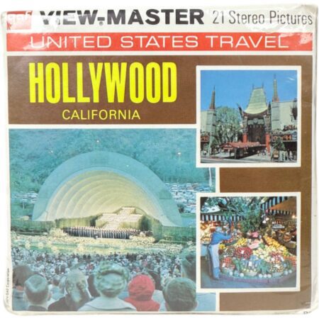 Set de 3 Discos de "Hollywood California" para View Master