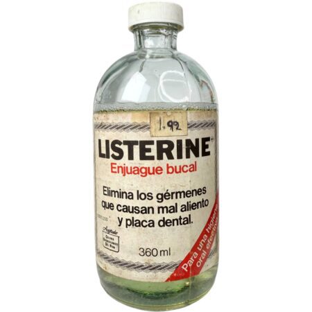 Listerine Enjuague Bucal Botella de Vidrio 360 ml