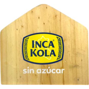 Servilletero de Madera Inca Kola Sin Azúcar