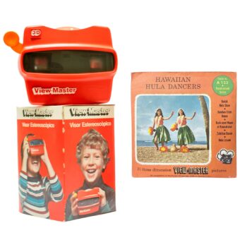 Pack de View Master Original + Set de 3 Discos Originales de Hawaiian Hula Dancers