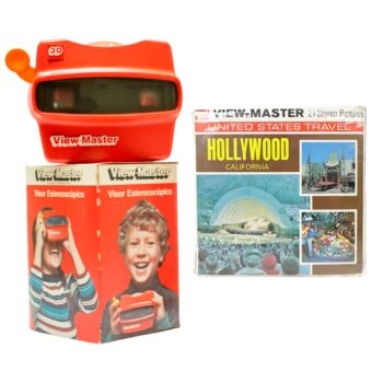 Pack de View Master Original + Set de 3 Discos Originales de Hollywood California
