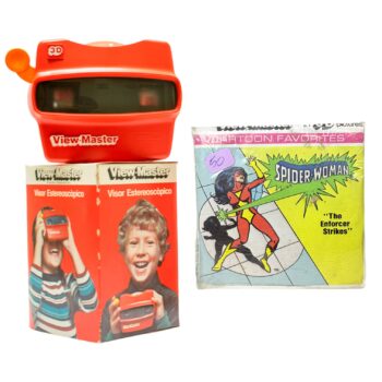 Pack de View Master Original + Set de 3 Discos Originales de Spider Woman