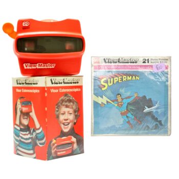 Pack de View Master Original + Set de 3 Discos Originales de Superman