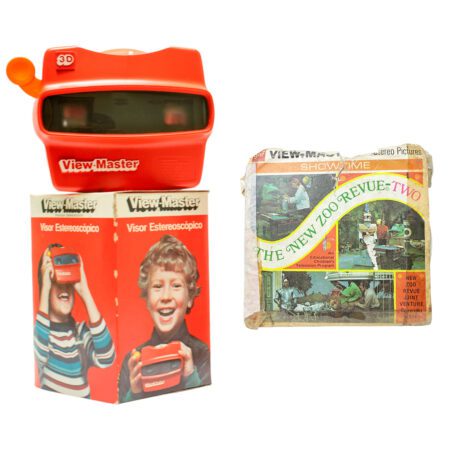 Pack de View Master Original + Set de 3 Discos Originales de The New Zoo Revue