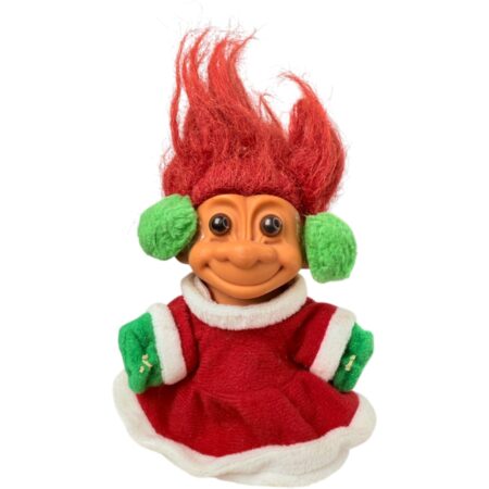 Muñeco Troll Vestido de Navidad