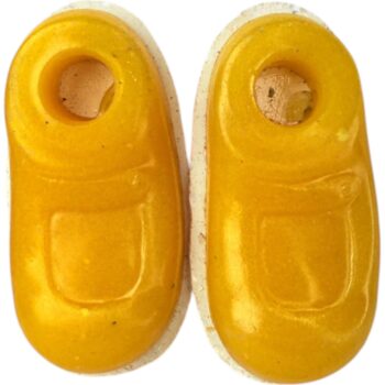 Zapatos artesanales para muñeco vintage tipo orejón (compatible con Topo Gigio)