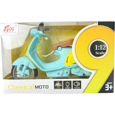 Moto Vespa Q Series Escala 1:12 - Imagen 5