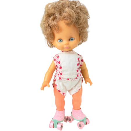 Muñeca Basa Paty Patinadora Funciona - Imagen 1