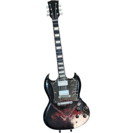 Mini Guitarra Vintage 25 cm – Ensamblada a Mano en MDF