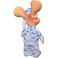 Topo Gigio – Muñeco de época 80s (Coleccionable) Pijama de Nubes - Imagen 2