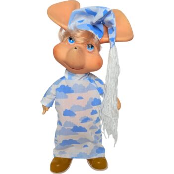 Topo Gigio – Muñeco de época 80s (Coleccionable) Pijama de Nubes