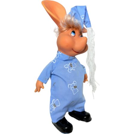 Topo Gigio – Muñeco de época 80s (Coleccionable) Pijama de Osos - Imagen 4