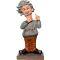 Figura de cerámica Albert Einstein vintage - Imagen 1