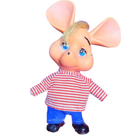 Mini Topo Gigio - Muñeco de época 80s (Coleccionable) Vintage Argentino