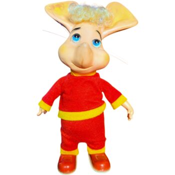 Topo Gigio – Muñeco de época 80s (Coleccionable) – Rojo