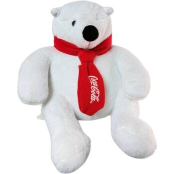 Peluche Oso Teddy Blanco Coca Cola 1993