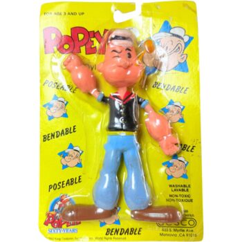Set Popeye & Olivia Bendables Jesco 1988 – Empaque Original