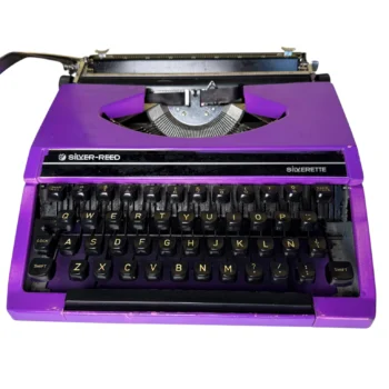 Máquina de Escribir Silver - Reed Silverette Morada