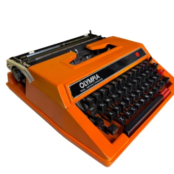 Máquina de Escribir Royal Brothers TypeWriters Naranja