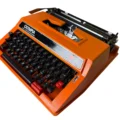 Máquina de Escribir Royal Brothers TypeWriters Naranja - Imagen 3