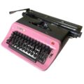 Máquina de Escribir Olympia Internacional Rosada - Imagen 4